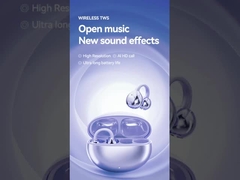 Libera le tue orecchie, senti il suono ̇ cuffie a orecchie aperte, armonia della musica e consapevolezza.