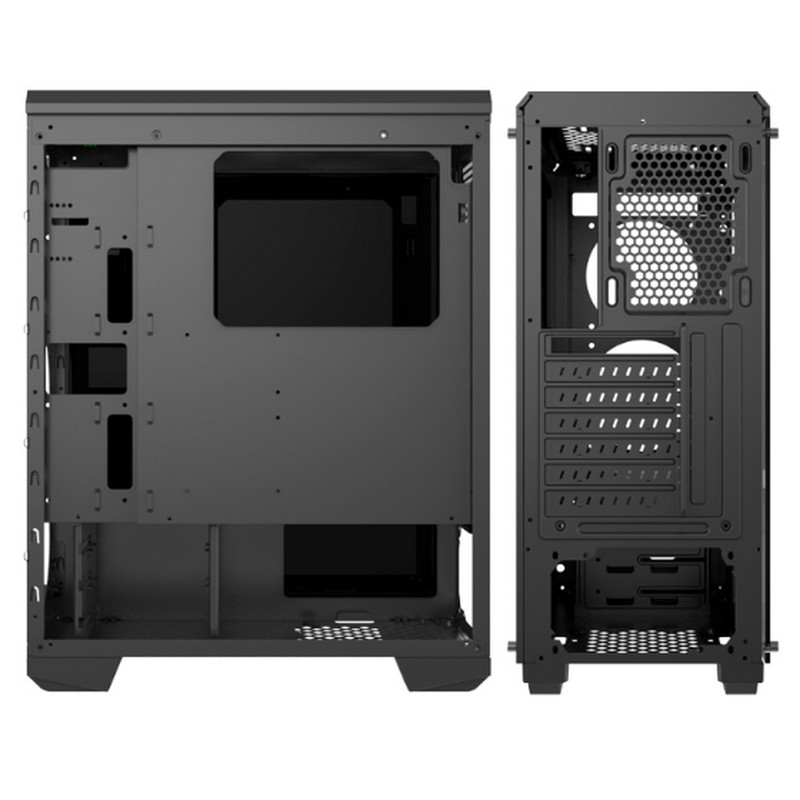 Fan di RGB di caso di gioco della cassa del desktop computer con il caso di vetro di Front Iron Net Panel ATX del pannello