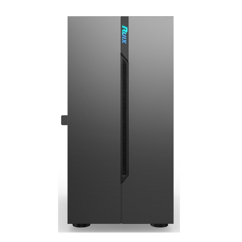 Case per computer ETEK - Pannello sinistro apertabile Fornitura di alimentazione Montatura inferiore Ventilatori RGB installabili Pannello semplice e generoso