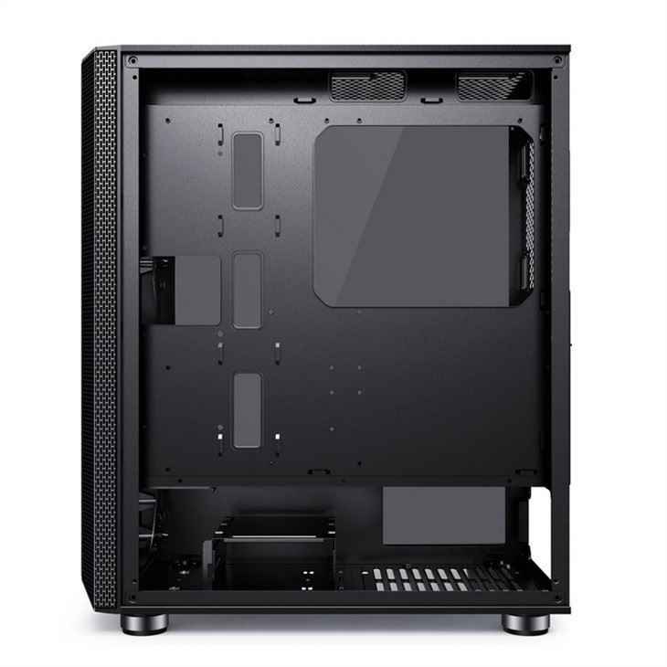 Custodia per computer con filtro antipolvere dal design magnetico Supporta 6 ventole ATX Mid-Tower PC Gaming Case Pannello laterale in vetro Gestione cavi