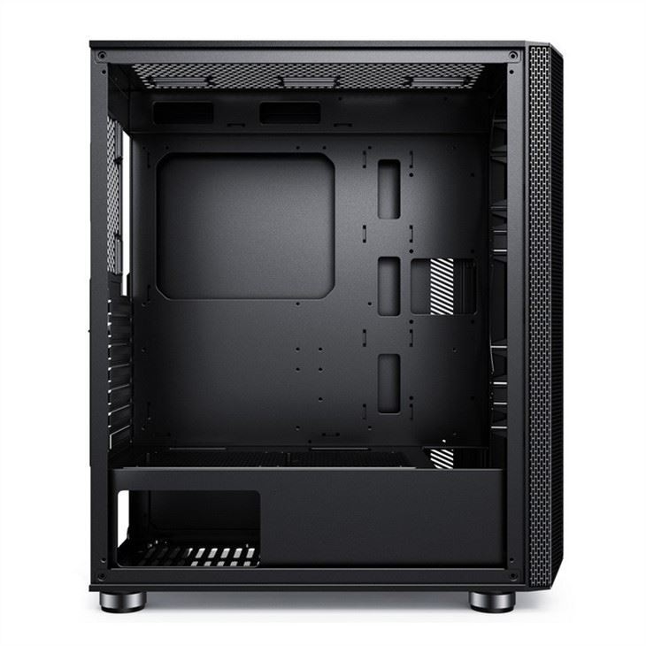 Custodia per computer con filtro antipolvere dal design magnetico Supporta 6 ventole ATX Mid-Tower PC Gaming Case Pannello laterale in vetro Gestione cavi