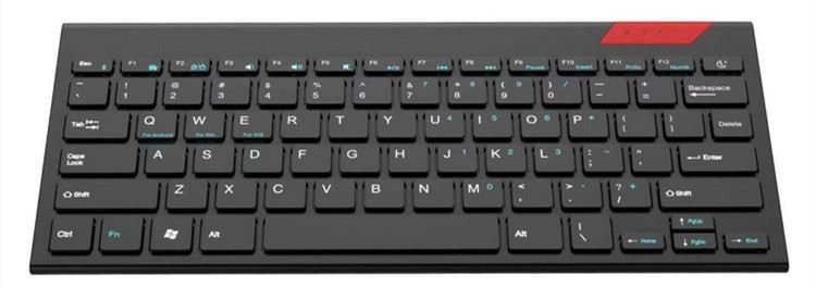 tastiera senza fili 2.4G con il Touch Pad con la tastiera a grandezza naturale ultra compatta inossidabile solida di controllo facile di media per il PC TV