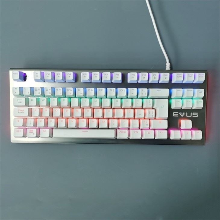 Wireless Mechanical 87 Keyboard Mouse RGB Retroilluminato Wired Antipolvere Per Macchina Da Scrivere