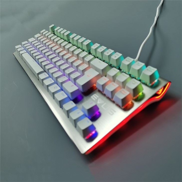 Wireless Mechanical 87 Keyboard Mouse RGB Retroilluminato Wired Antipolvere Per Macchina Da Scrivere