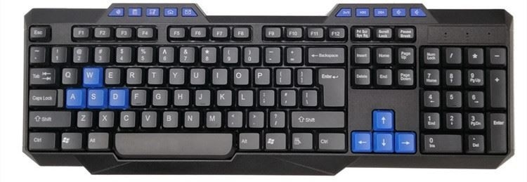 La tastiera ed il topo di computer metallici radio esile meccanica impermeabile hanno colorato i tasti MA699R1