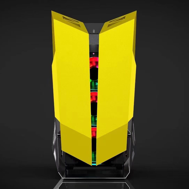 I dispositivi di raffreddamento della cassa del computer di gioco del PC di Camaro MidTower ATX raffreddano il pannello dell'ingresso/uscita di USB 3,0 del Governo del CPU