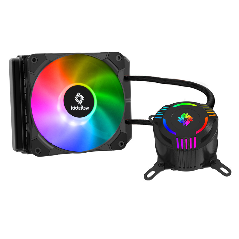 pompa a perfetta tenuta di flusso del radiatore dei dispositivi di raffreddamento della cassa del computer del CPU di 120mm RGB alta per il CPU di AMD/Intel