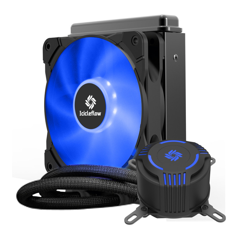 pompa a perfetta tenuta di flusso del radiatore dei dispositivi di raffreddamento della cassa del computer del CPU di 120mm RGB alta per il CPU di AMD/Intel