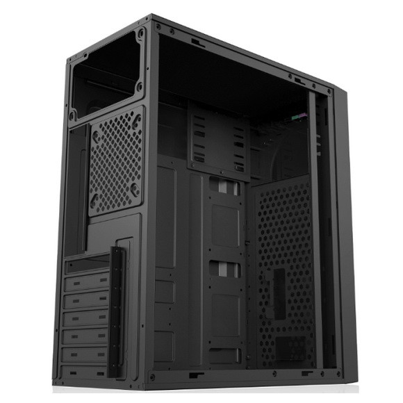 Pannello anteriore dell'ABS del pannello ATX del computer del Governo di RGB di gioco del PC della cassa del telaio acrilico del nero con la striscia della luce di RGB