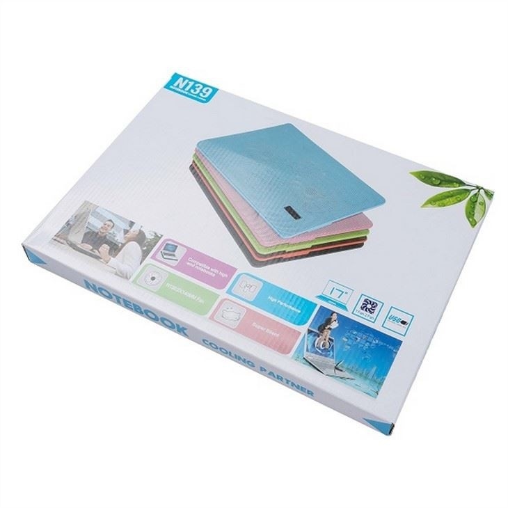 ETEK Laptop Cooling Pad - OEM 2 Ventilatori Notebook Cooler Stand Laptop Air Cooler Pad 4W Cinque colori disponibili