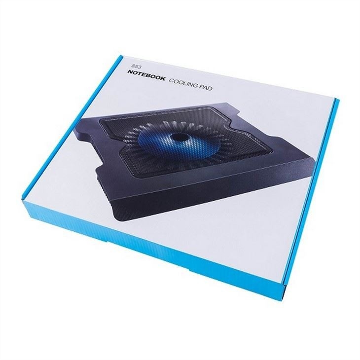 Ventilatore per laptop ETEK - Vassoio di raffreddamento per laptop con ventilatore da 14 cm, accessori per notebook