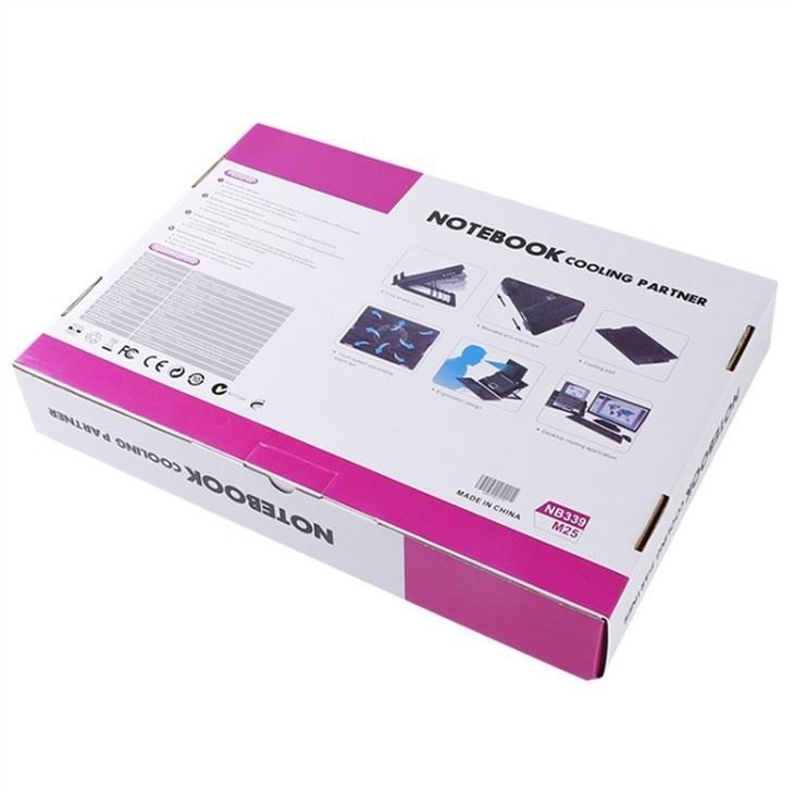ETEK- ODM Silent Quantum Laptop Cooling Tray con 1 ventilatore Silent Notebook Cooler 14cm Big Fan