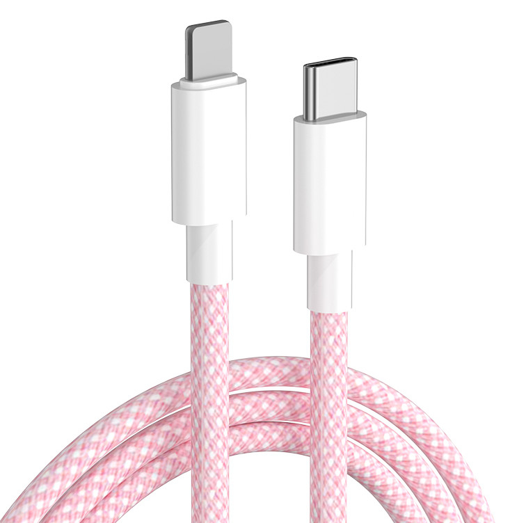 Tipo di cavo veloce di dati del TPE USB del palladio 27W C a fulmine per il carico di Iphone