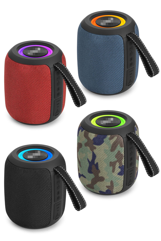 Portatile 10W Hi-Fi Running Marquee Radio Bluetooth altoparlante con luci, adatto per l'accoppiamento con un televisore o proiettore per godere di tempo audio e video domestici di alta qualità