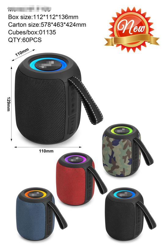 Portatile 10W Hi-Fi Running Marquee Radio Bluetooth altoparlante con luci, adatto per l'accoppiamento con un televisore o proiettore per godere di tempo audio e video domestici di alta qualità