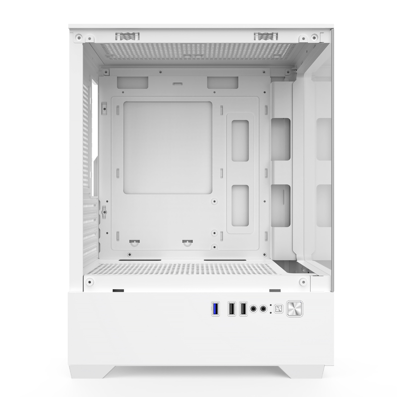 Micro-ATX ITX PC Gaming Case 1 HDD Bay 1 SSD Drive Bay Entrambi in bianco e nero