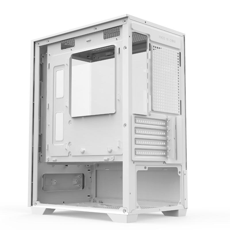 Micro-ATX ITX PC Gaming Case 1 HDD Bay 1 SSD Drive Bay Entrambi in bianco e nero