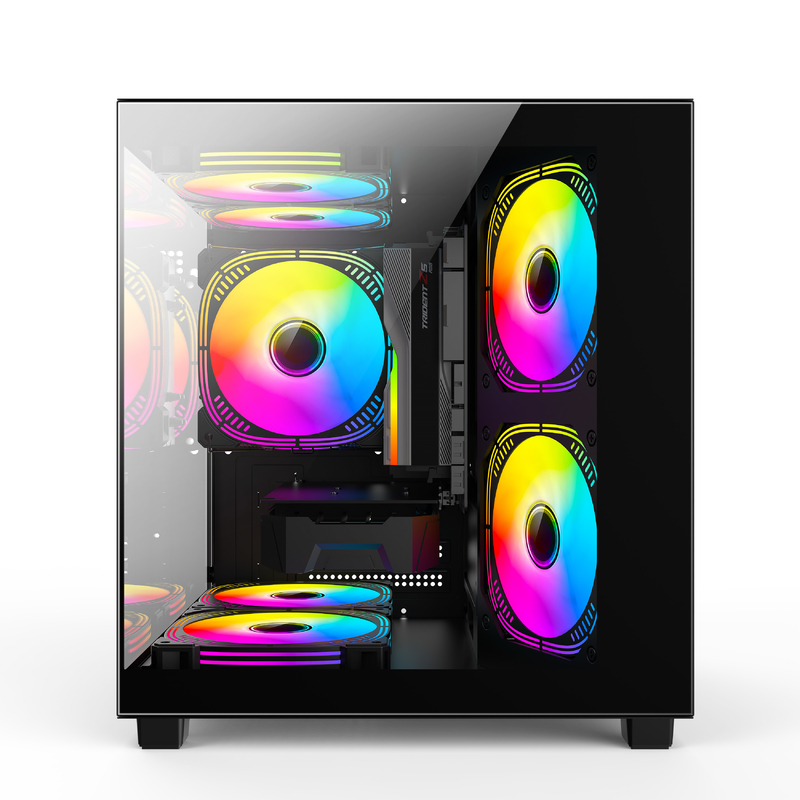 Micro-ATX / ITX PC Case Awesome Dissipation Calore Supporta un sacco di diverse configurazioni di hardware per i professionisti del gioco