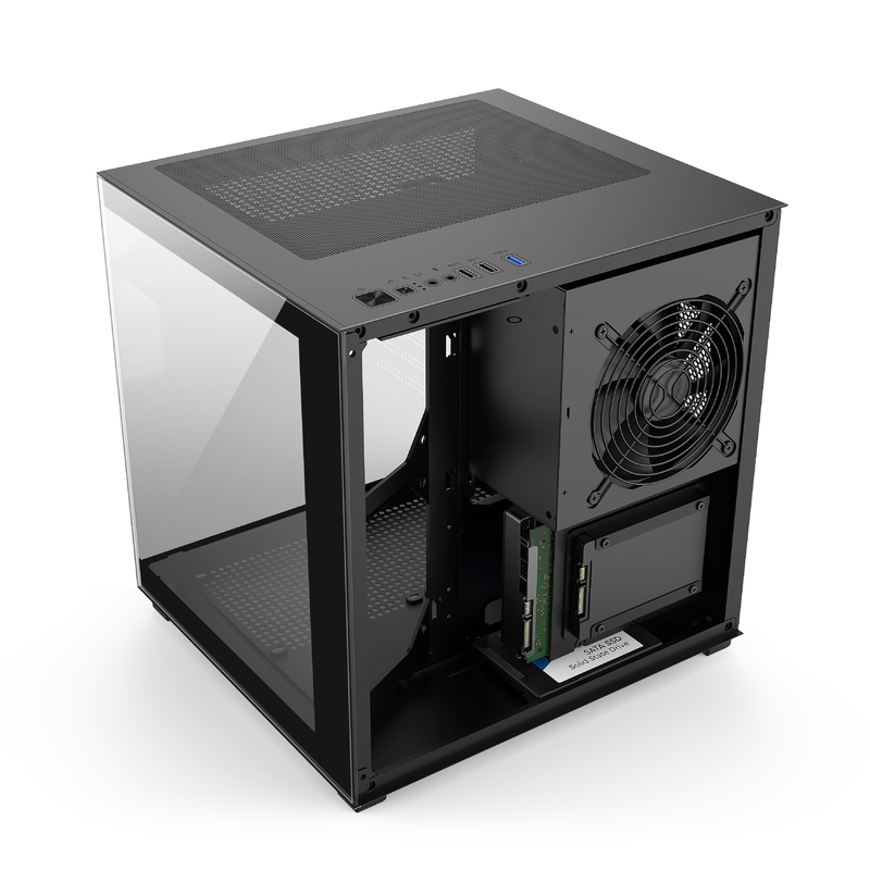 Micro-ATX / ITX PC Case Awesome Dissipation Calore Supporta un sacco di diverse configurazioni di hardware per i professionisti del gioco