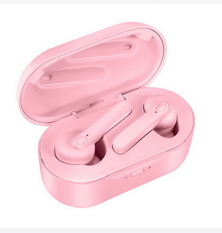Auricolari wireless ETEK, Bluetooth con microfono, design a metà nell'orecchio, riduzione del rumore per chiamate chiare, basso profondo, impermeabile