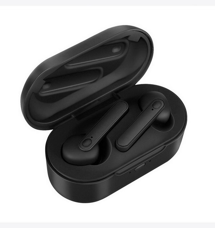 Auricolari wireless ETEK, Bluetooth con microfono, design a metà nell'orecchio, riduzione del rumore per chiamate chiare, basso profondo, impermeabile
