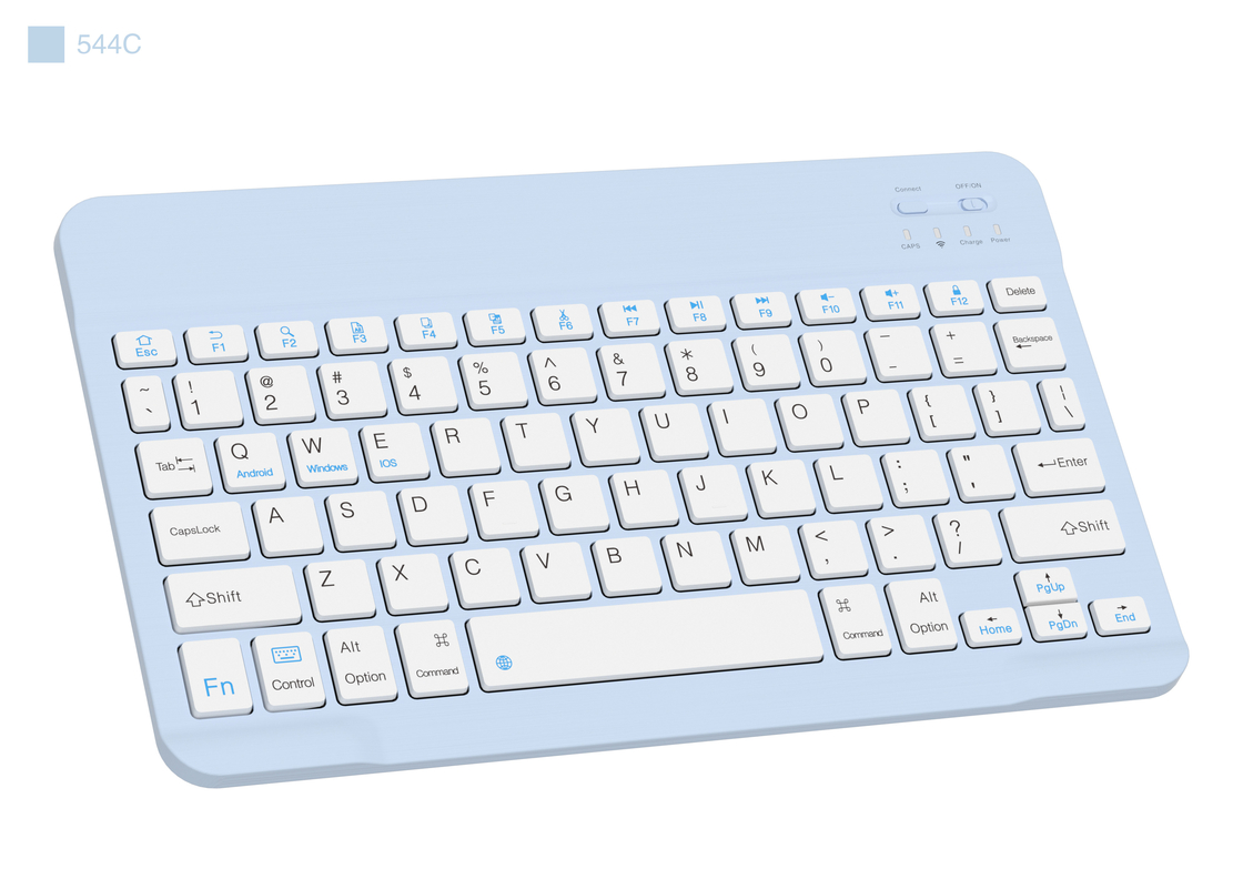 Tastiera wireless Bluetooth ultra-sottile da 78 tasti compatibile con Windows IOS e Android per gli utenti di scrivere su mobile