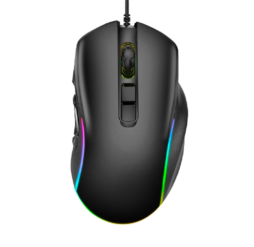 12800 DPI 10 tasti programmabili Mouse 12 modalità di illuminazione compatibili con più sistemi per giocatori professionisti ecc