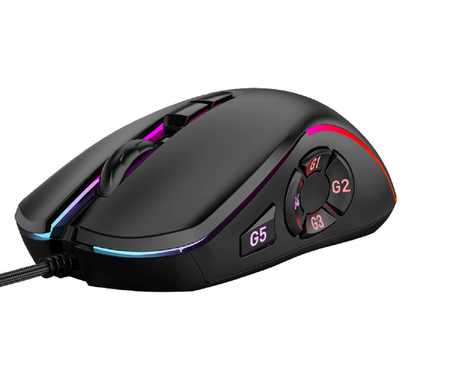 12800 DPI 10 tasti programmabili Mouse 12 modalità di illuminazione compatibili con più sistemi per giocatori professionisti ecc