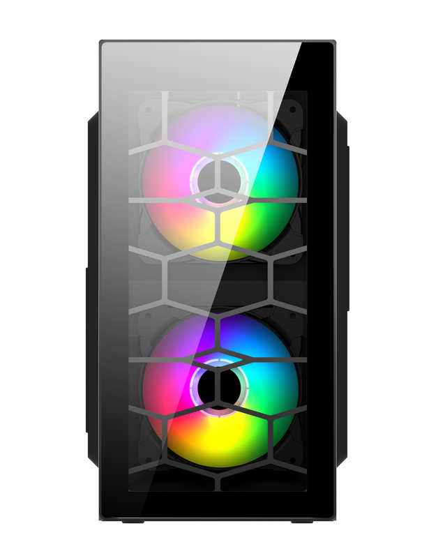 Cassa per computer da gioco portatile, progettata con formato MATX Fornisce spazio sufficiente per l'installazione del software e l'aggiornamento