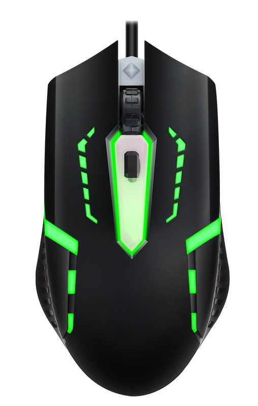 Tastiera per giochi in metallo con 104 tasti FN+F1-F12 Funzioni mouse per giochi a retroilluminazione a LED con illuminazione RGB regolabile DPI (500-1500)