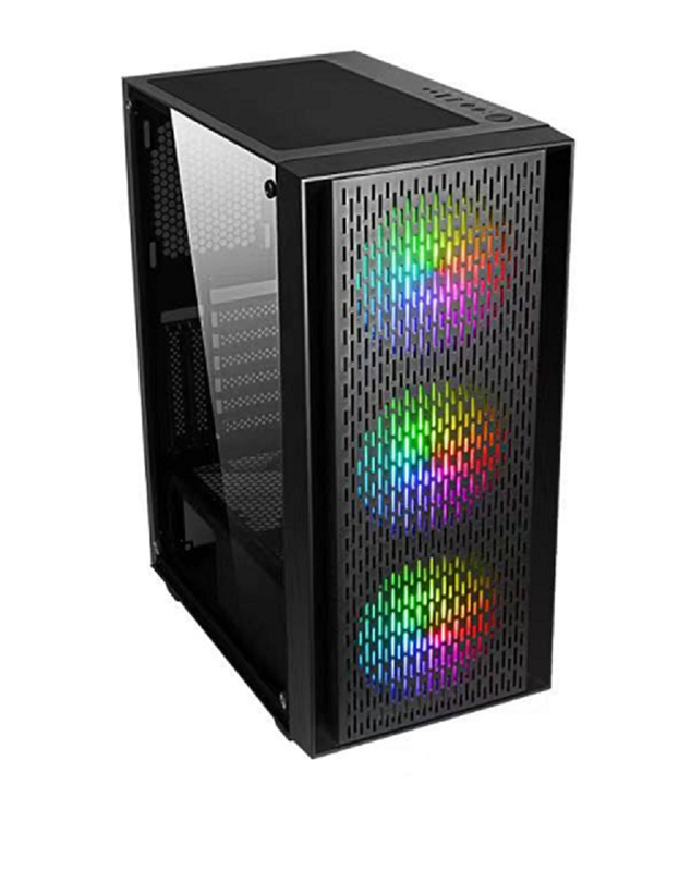 Supporta le schede madri ATX Micro ATX e ITX con 7 slot di espansione e 6 supporti per ventilatori per gli appassionati di fai-da-te