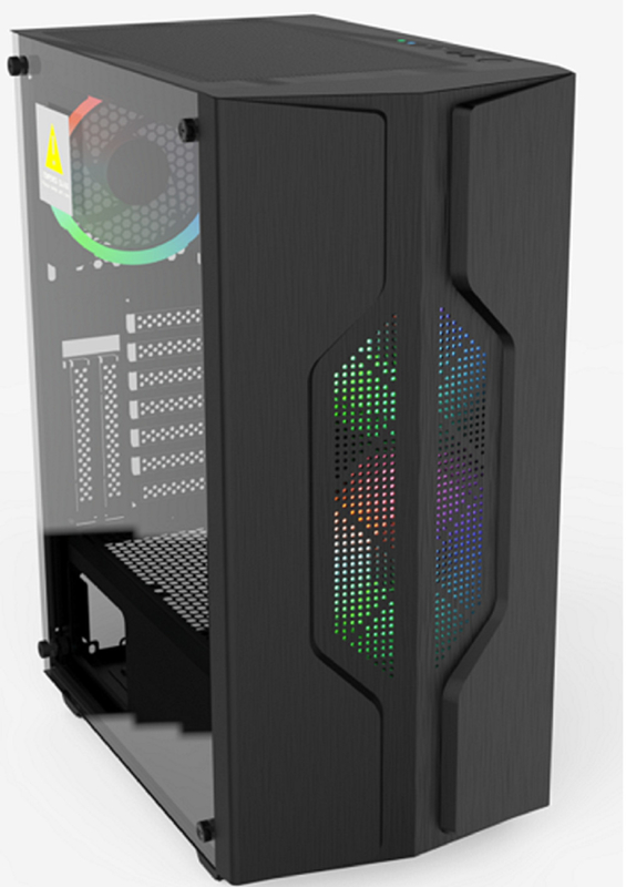 Supporta le schede madri ATX Micro ATX e ITX con 7 slot di espansione e 6 supporti per ventilatori per gli appassionati di fai-da-te