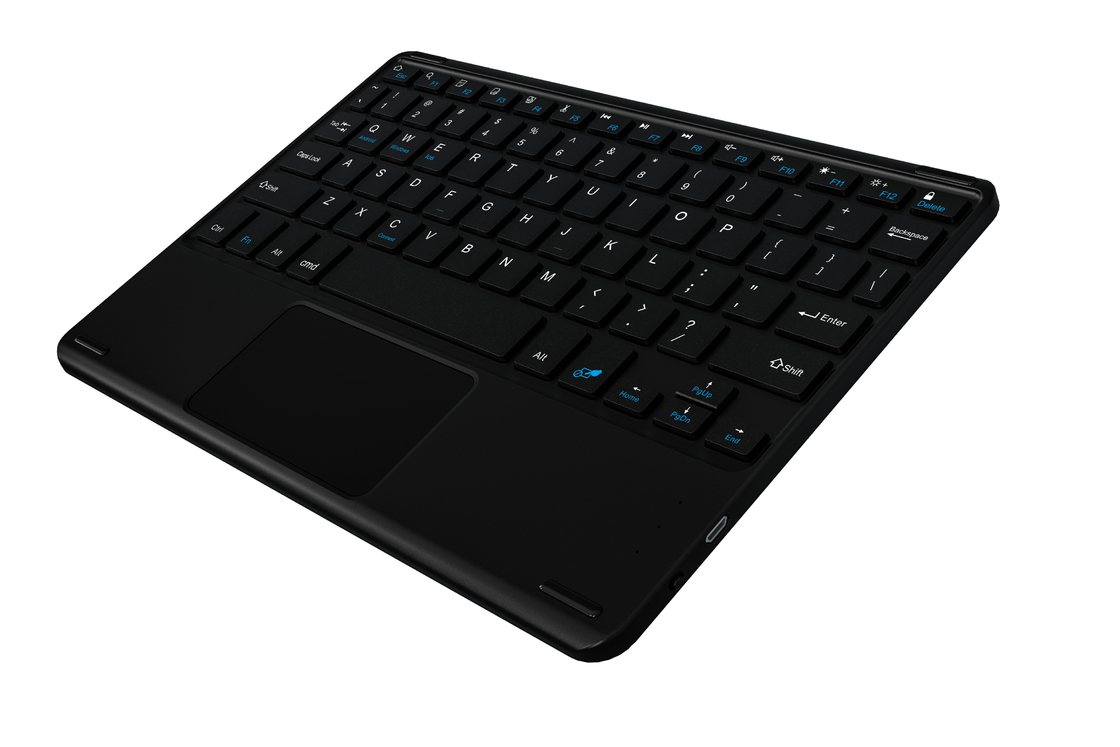 Tastiera portatile Bluetooth a 78 tasti con materiale ABS e touchpad per ufficio e intrattenimento