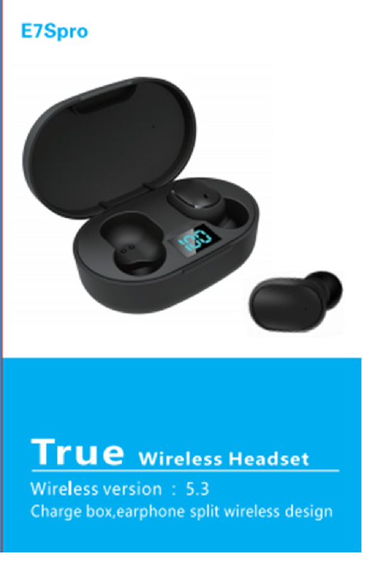 F8 TWS auricolari Bluetooth versione 5.3 che fornisce fino a 80 ore di standby supportando HFP/A2DP/HSP/AVRCP