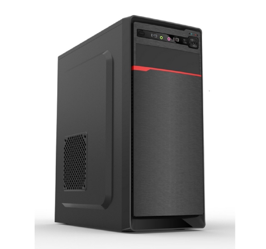 Cassa del computer supporta le schede madre ATX Micro ATX e ITX con 7 slot di espansione supporta l'installazione di 1 HDD e 2 SSD