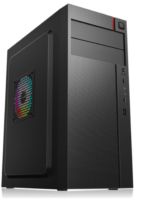 Cassa per computer supporta 7 slot PCI 2 HDD 3 SSD 1 unità CD 5 supporti ventilatori Compatibile con le schede madri ATX Micro ATX e Mini ATX