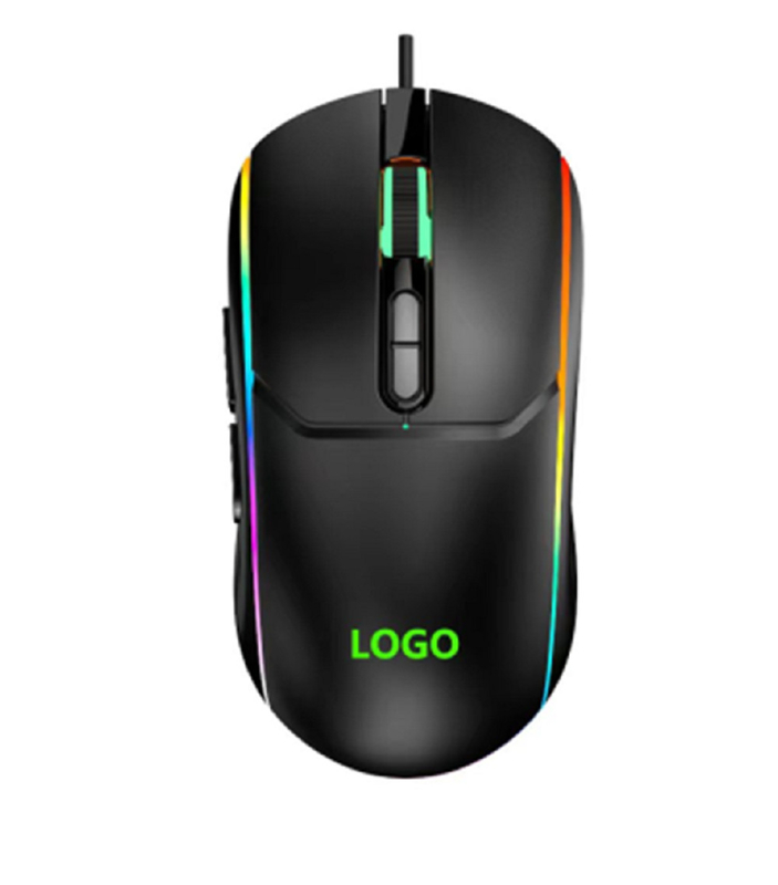 Multifunzione Macro Definizione 704F Chip regolabile DPI Logo personalizzabile Advanced Gaming Mouse con motore ottico laser