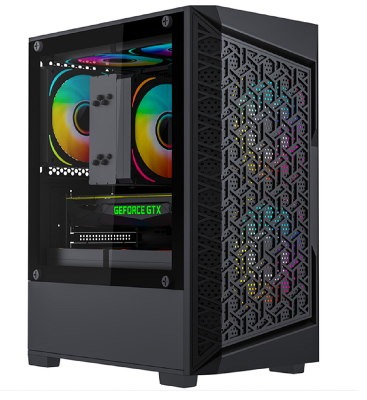 Supporta le schede madri MATX e MINI-ITX 5 Ventilatori Cassa per computer per un raffreddamento efficiente Interfaccia USB 3.0 Schede grafiche fino a 275 mm di lunghezza