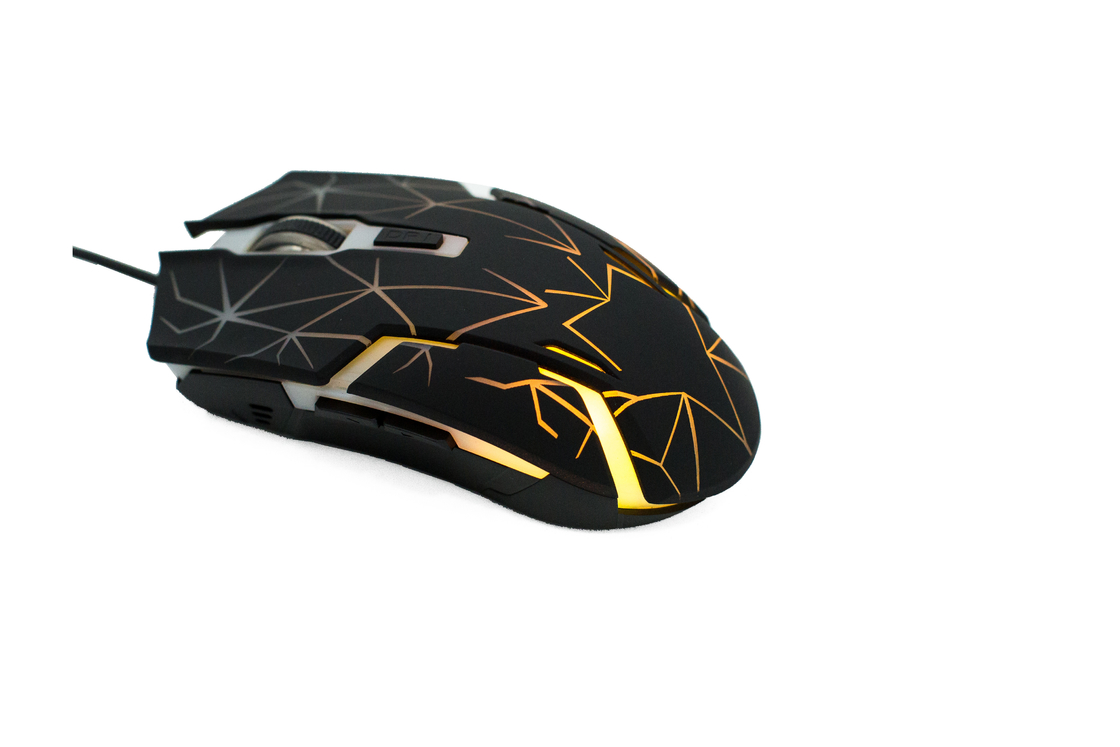 Mouse per computer cablato RGB luce di fondo arcobaleno Leggero Sensore ad alte prestazioni Impostazioni precise 6D DPI Per giocatori Giocatori di sport elettronici