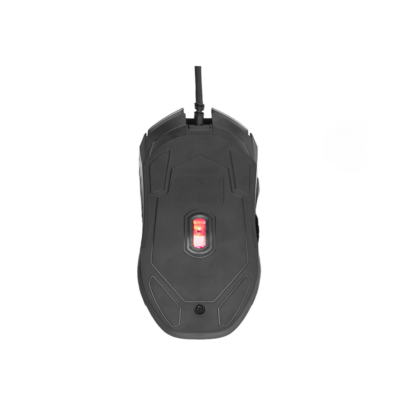 Riflessione RGB, regolazione DPI a 4 livelli, USB plug-and-play, mouse da gioco ergonomica 6D per professionisti e utenti generali