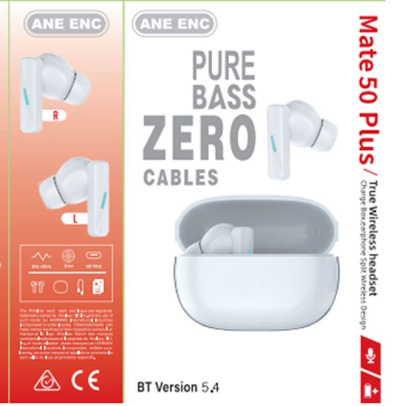 ANC E ENC F10 Membrana composita Bluetooth 5.4 Auricolare Banzai Antenna doppia batteria Per gli uomini d'affari