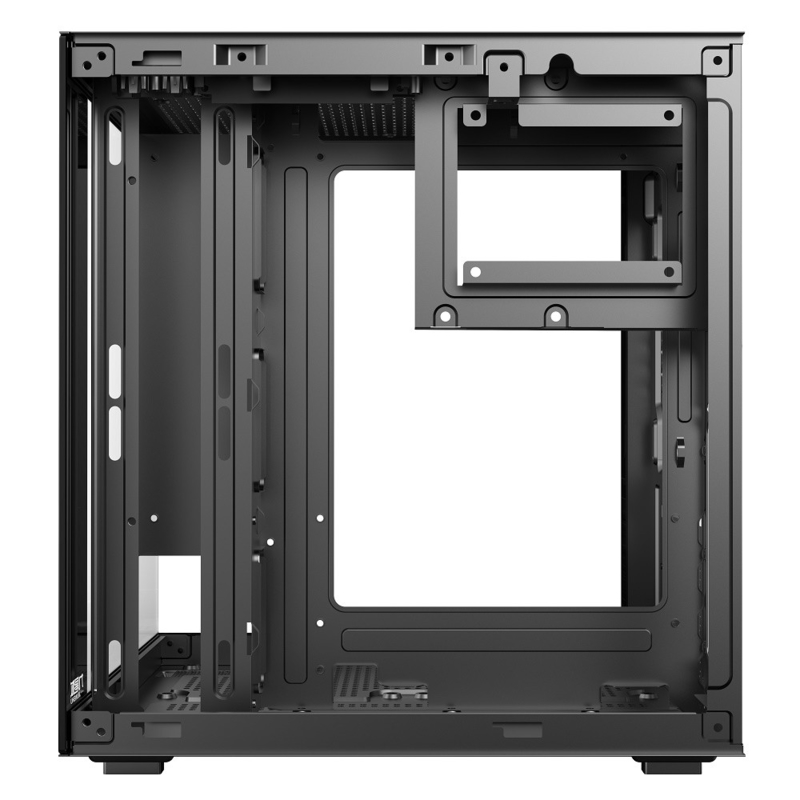 Cassa per PC MATX/ITX Supporta schede grafiche fino a 320 mm CPU raffreddatori fino a 165 mm 1 HDD 2 SSD 3 X 12CM Ventilatori per soldi
