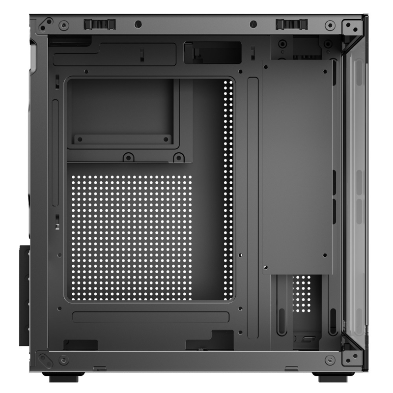 Cassa per PC MATX/ITX Supporta schede grafiche fino a 320 mm CPU raffreddatori fino a 165 mm 1 HDD 2 SSD 3 X 12CM Ventilatori per soldi