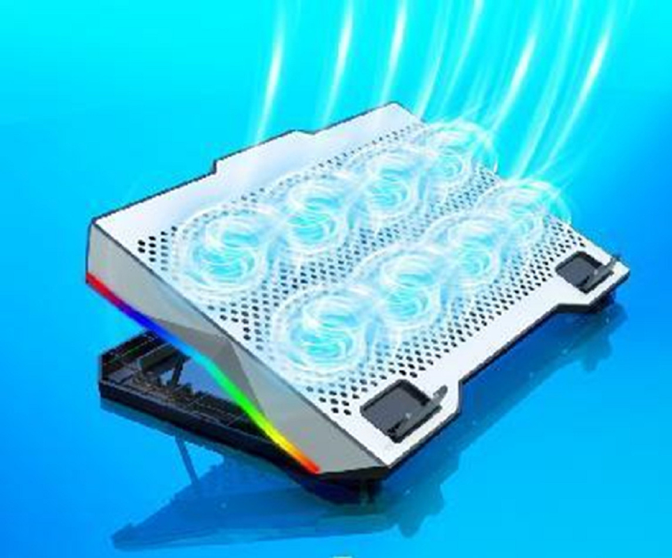 Illuminazione RGB 8 X 7CM Ventilatori con 1800±10% RPM 4.4W Basso consumo di energia Per giocatori PC Appassionati Utenti personalizzati