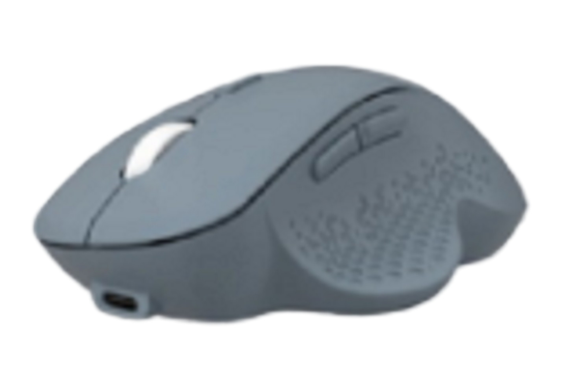 Un mouse 6D con pulsanti laterali.2.4G, Bluetooth 5.2