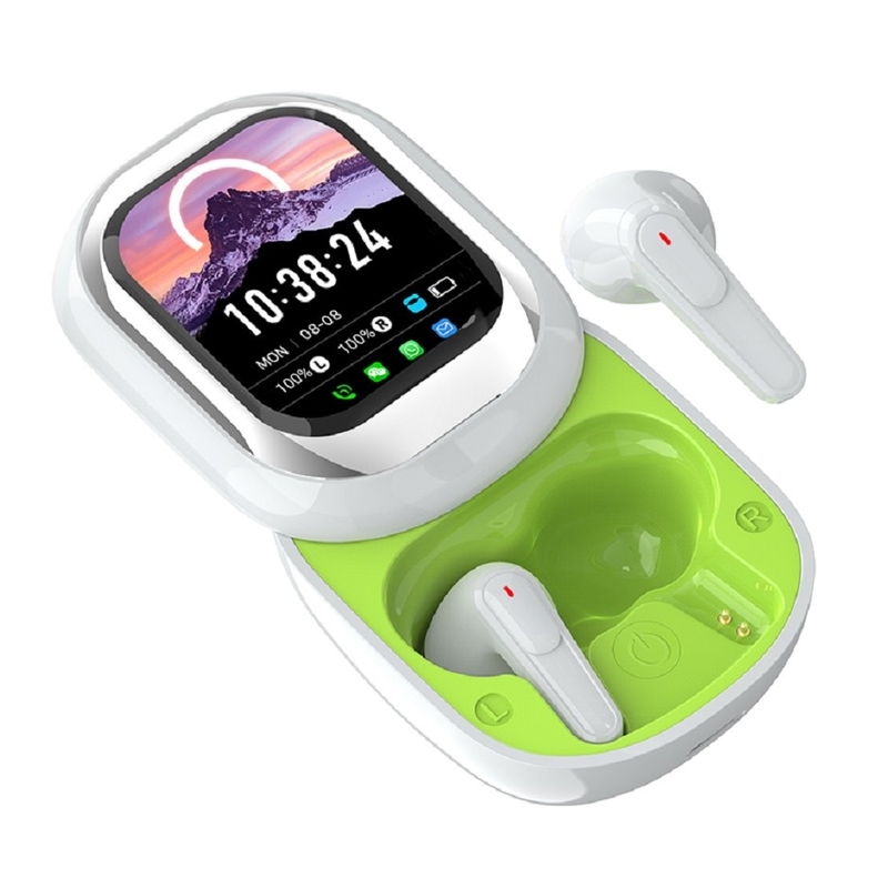 Bluetooth V5.4 Touch Control 1 ora di ricarica Per 3,5 ore di tempo di conversazione IP4 impermeabile Supporta WhatsApp Facebook Notifiche