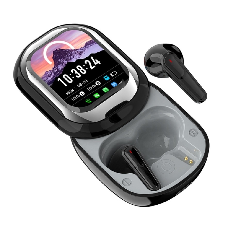 Bluetooth V5.4 Touch Control 1 ora di ricarica Per 3,5 ore di tempo di conversazione IP4 impermeabile Supporta WhatsApp Facebook Notifiche
