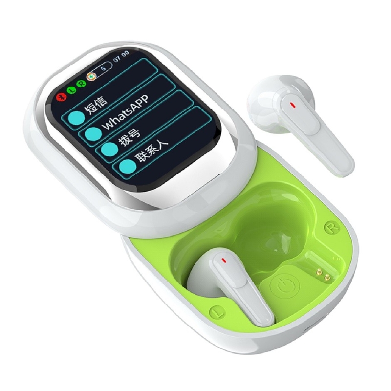 Bluetooth V5.4 Touch Control 1 ora di ricarica Per 3,5 ore di tempo di conversazione IP4 impermeabile Supporta WhatsApp Facebook Notifiche