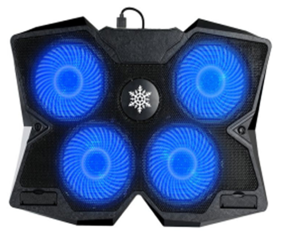 Telaio di raffreddamento per laptop dotato di ventilatore da 4*14 cm che funziona a 1400±10% di giri al minuto Dissipa efficacemente il calore e funziona silenziosamente per i designer di giochi