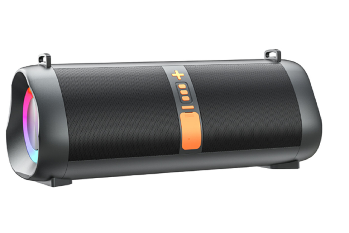 Due altoparlanti da 20W 7.4V 5000mAh Batteria al litio PVC ABS Metal Mesh Supporta Bluetooth USB TF FM Per gli appassionati di all'aperto